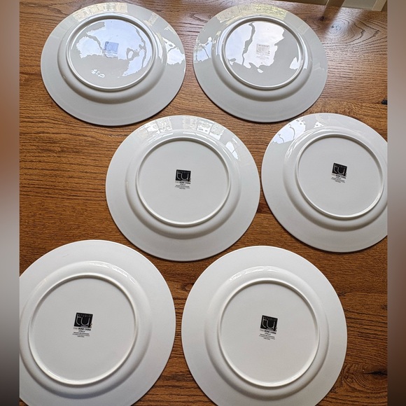 Studio Tu Fine Bone China Otella. ~11 inches set of 6 Plate Set - Picture 14 of 16